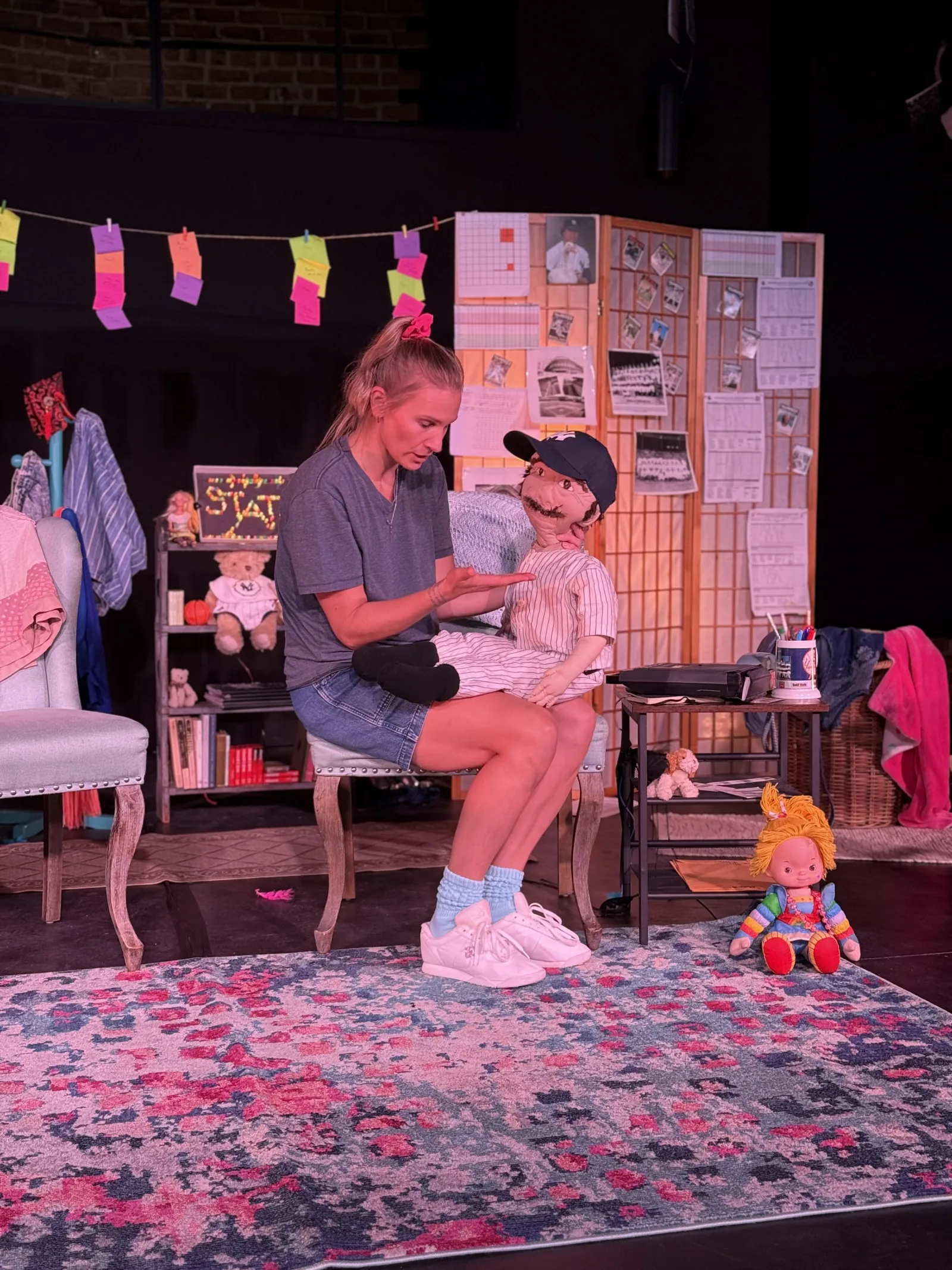 All She Cares About Is the Yankees production photograph